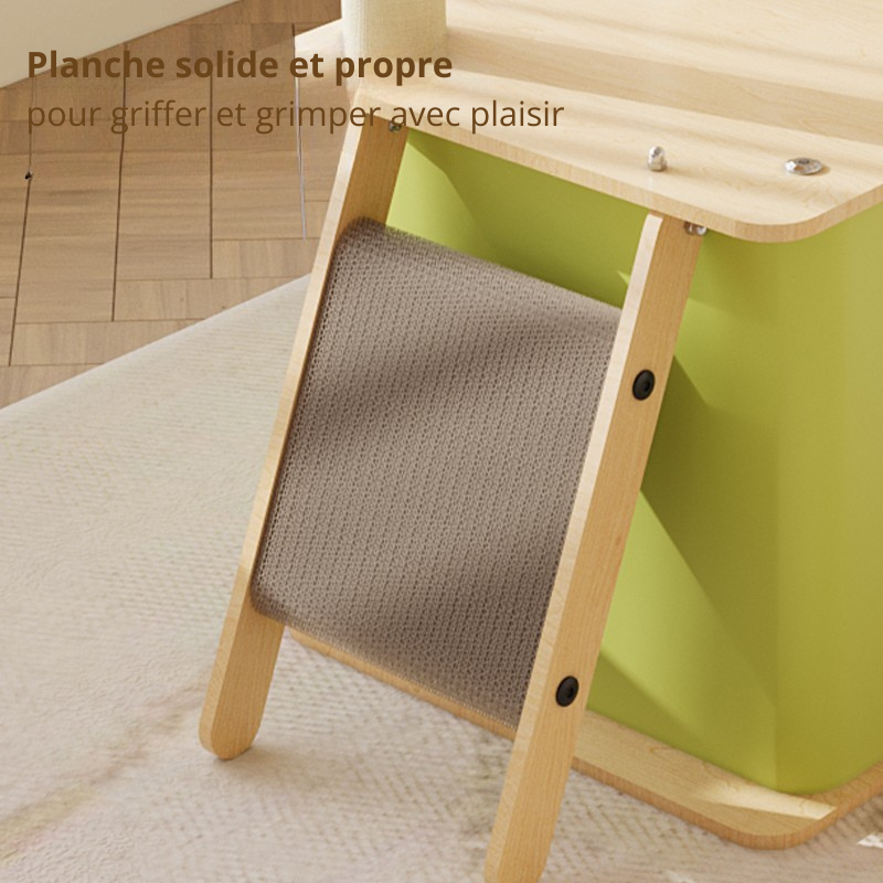 Arbre à chat Linéa 100 cm – Modèle compact, stable et idéal pour petits espaces