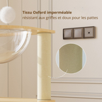 Arbre à chat Linéa 100 cm – Modèle compact, stable et idéal pour petits espaces