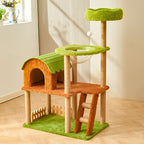 Arbre à chat Jungle Paradis – Design tropical stable et multi-niveaux
