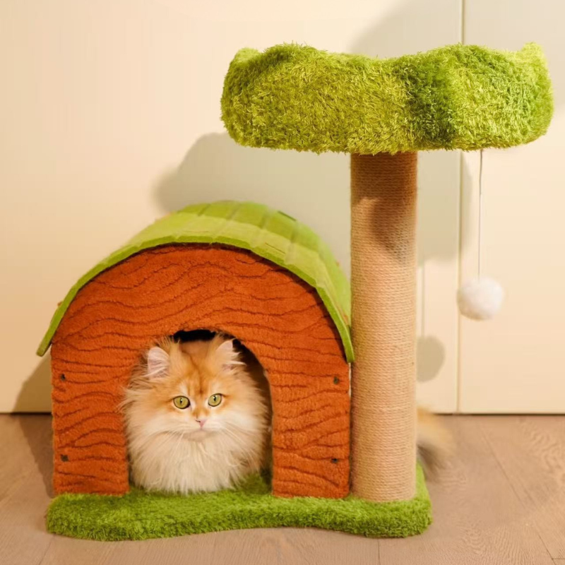 Arbre à chat Jungle Paradis – Design tropical stable et multi-niveaux