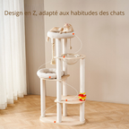 Arbre à chat Natura – design minimaliste et stabilité durable
