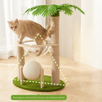 Arbre à chat Cocotier en sisal naturel – Stable, design et durable
