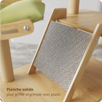 Arbre à chat Linéa 140 cm – Design minimaliste, stable et idéal pour le quotidien