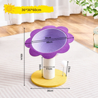 Griffoir Fleur de Soleil – Arbre à chat compact en sisal & zone de repos