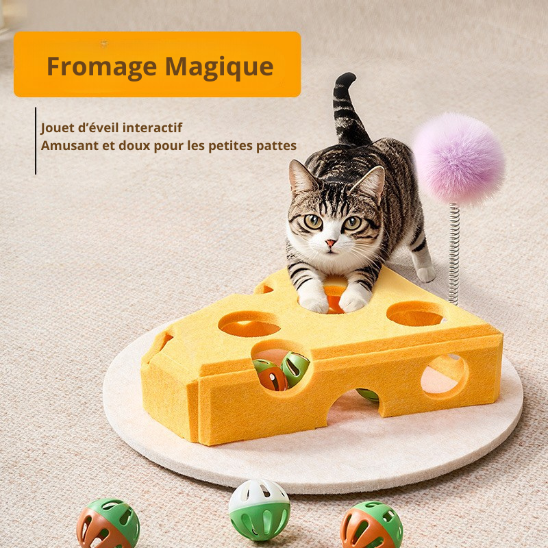 Jouet pour chat – Fromage Magique interactif