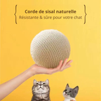 Jouet pour chat – Grande balle en sisal avec grelot