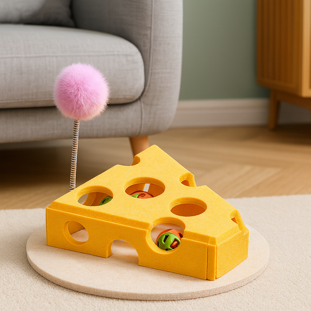Jouet pour chat – Fromage Magique interactif