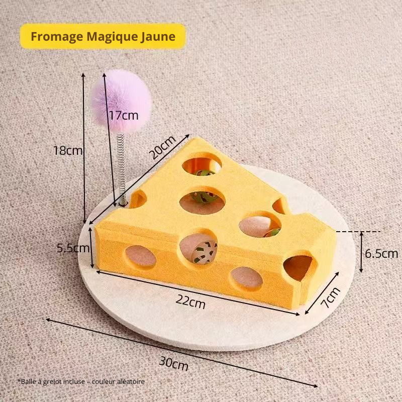 Jouet pour chat – Fromage Magique interactif